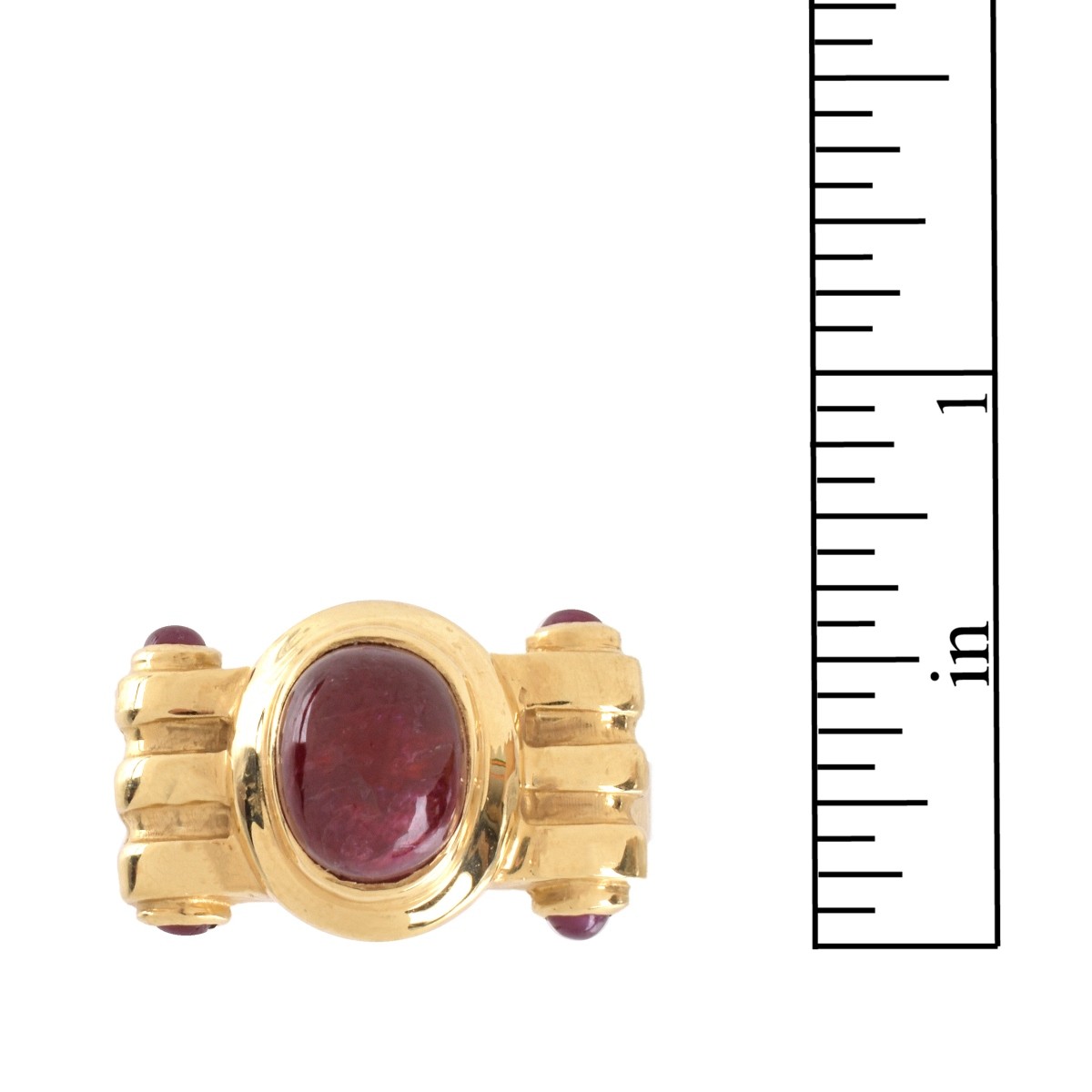 Men's Ruby and 14K Ring