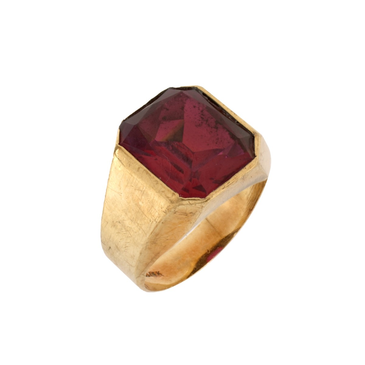 Men's Ruby and 14K Ring