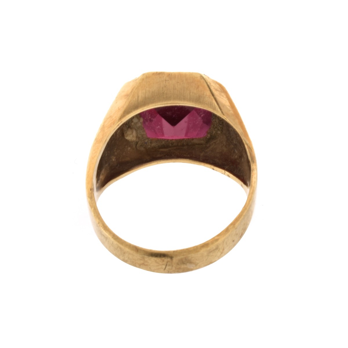 Men's Ruby and 14K Ring