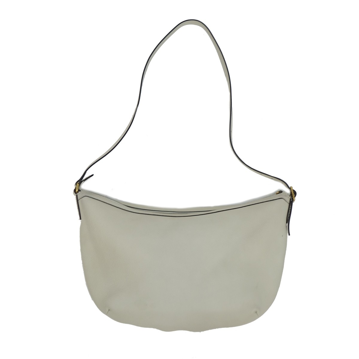 Gucci White Leather Shoulder Bag