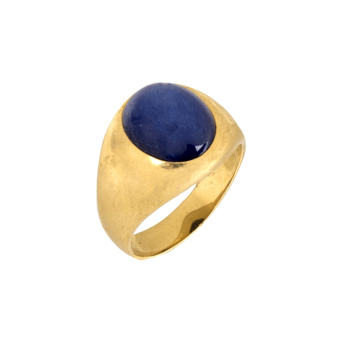 Men's Sapphire and 14K Ring