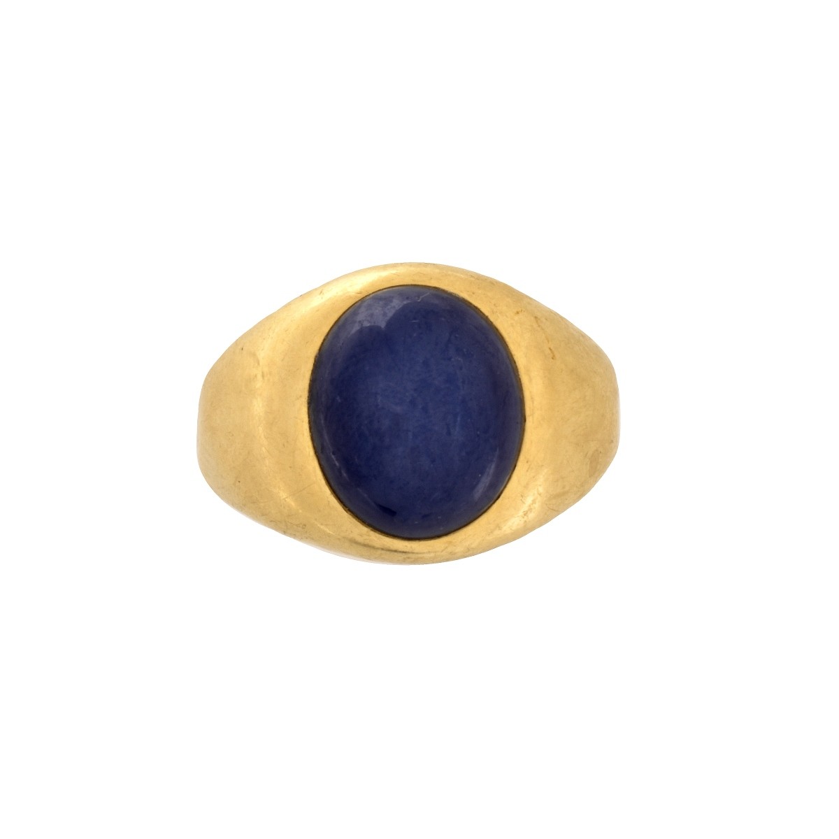 Men's Sapphire and 14K Ring