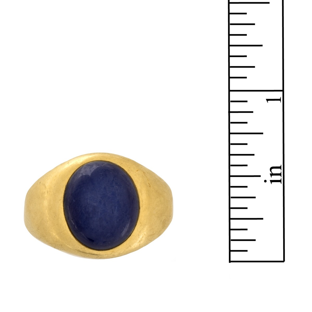 Men's Sapphire and 14K Ring