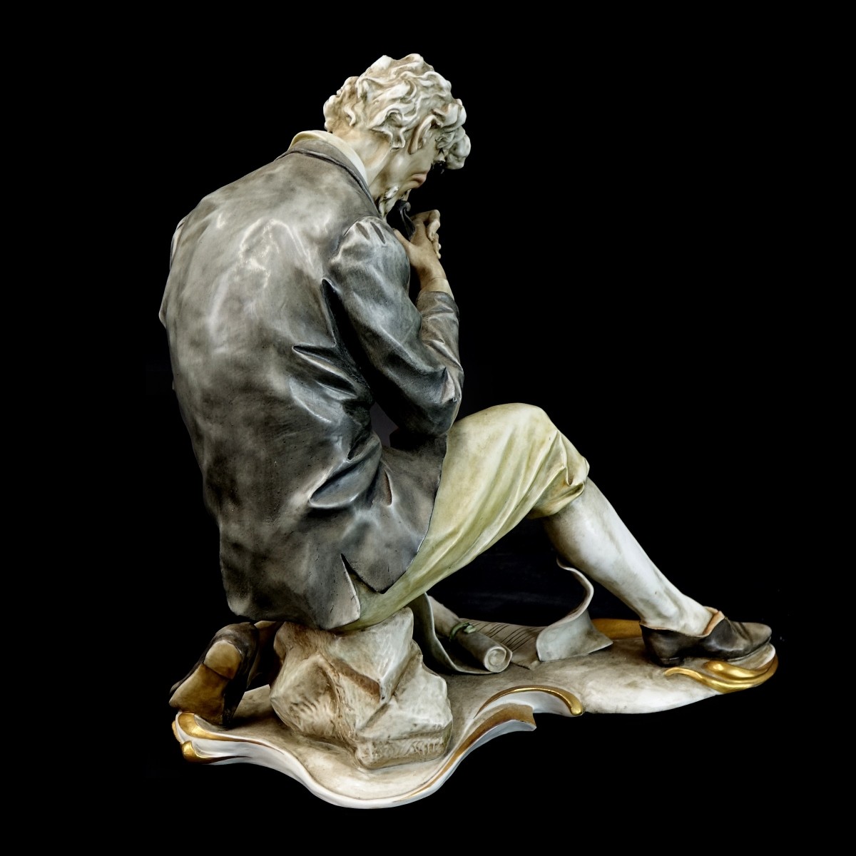 Antonio Borsato "Violinist" Porcelain Figurine