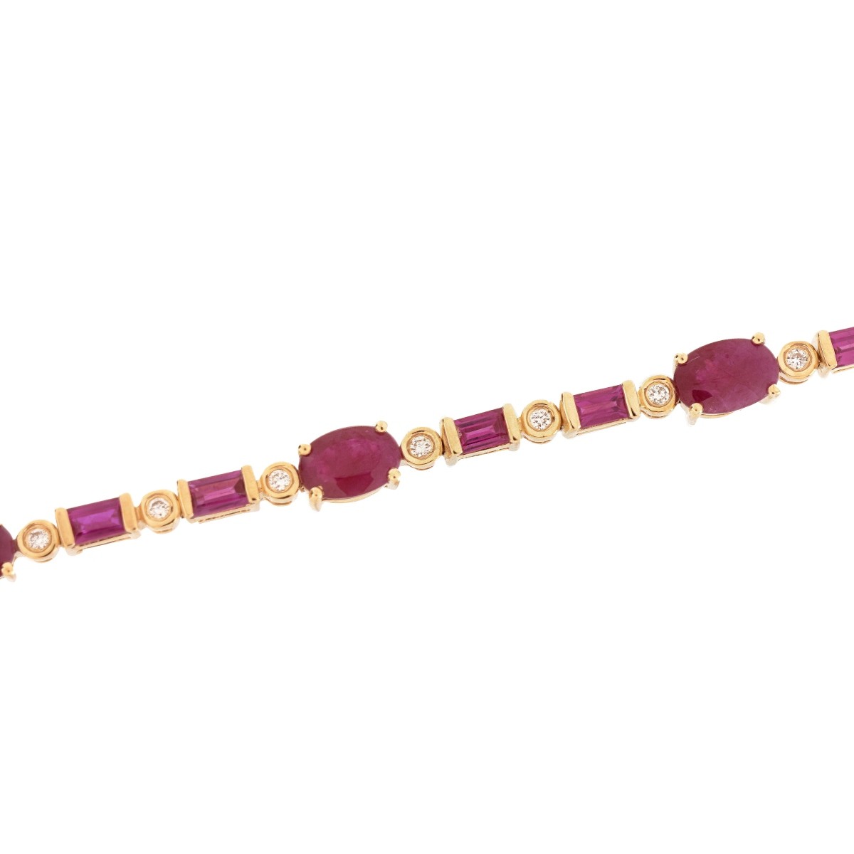 Ruby and 14K Bracelet