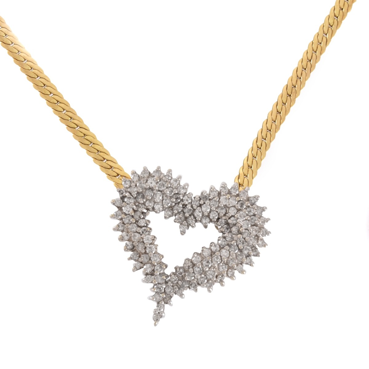 Diamond and 14K Necklace