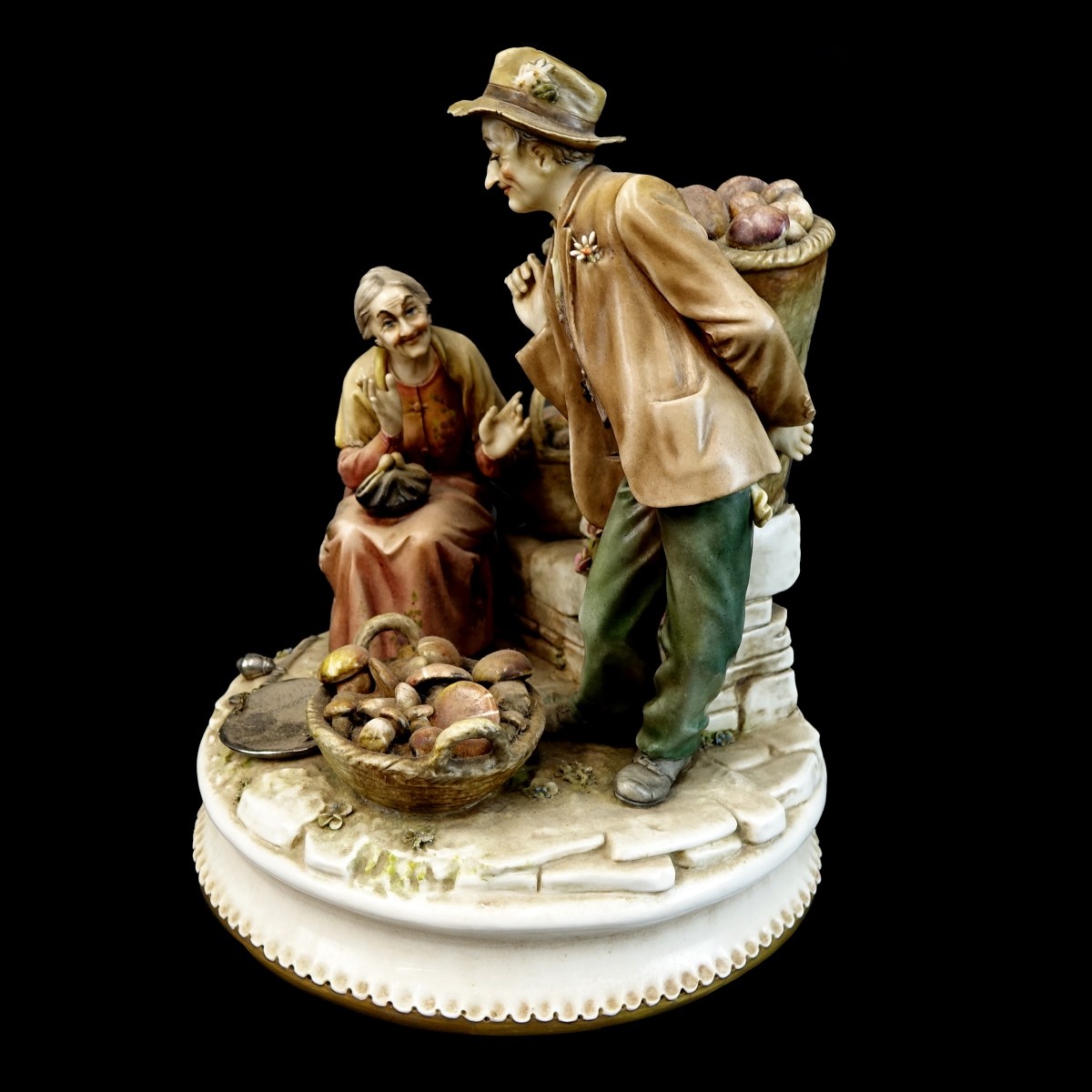 Antonio Borsato "The Mushroom Harvest" Figurine
