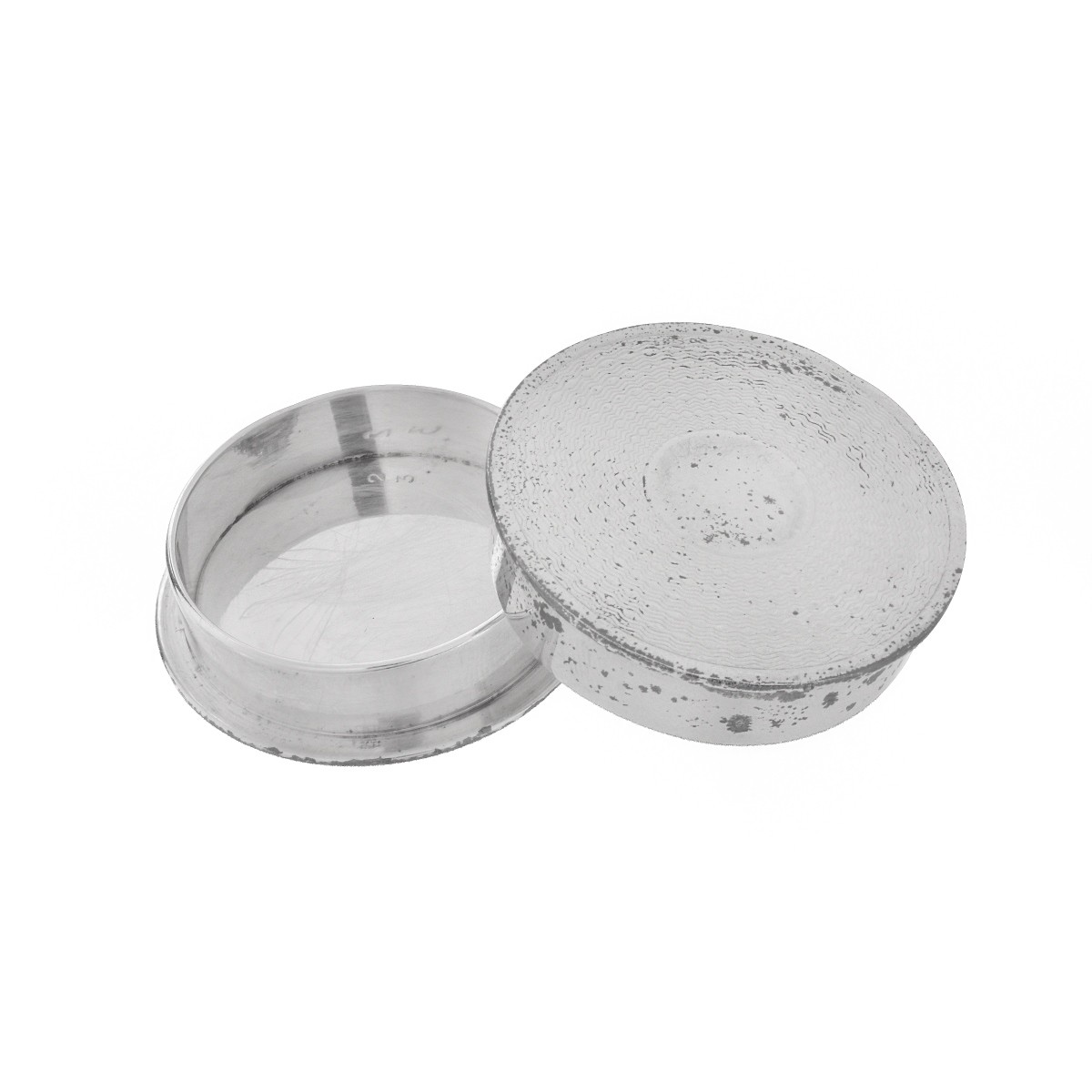 Hermes Silver Pill Box