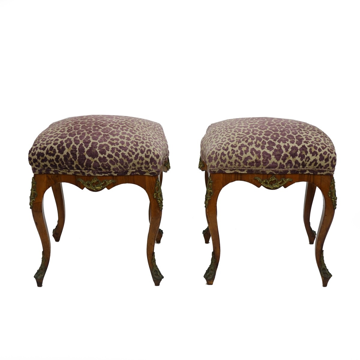 Two Louis XV style Tabourets