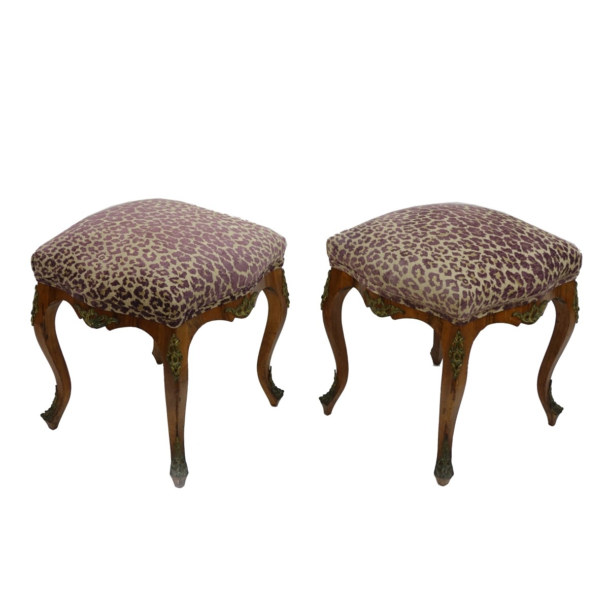 Two Louis XV style Tabourets