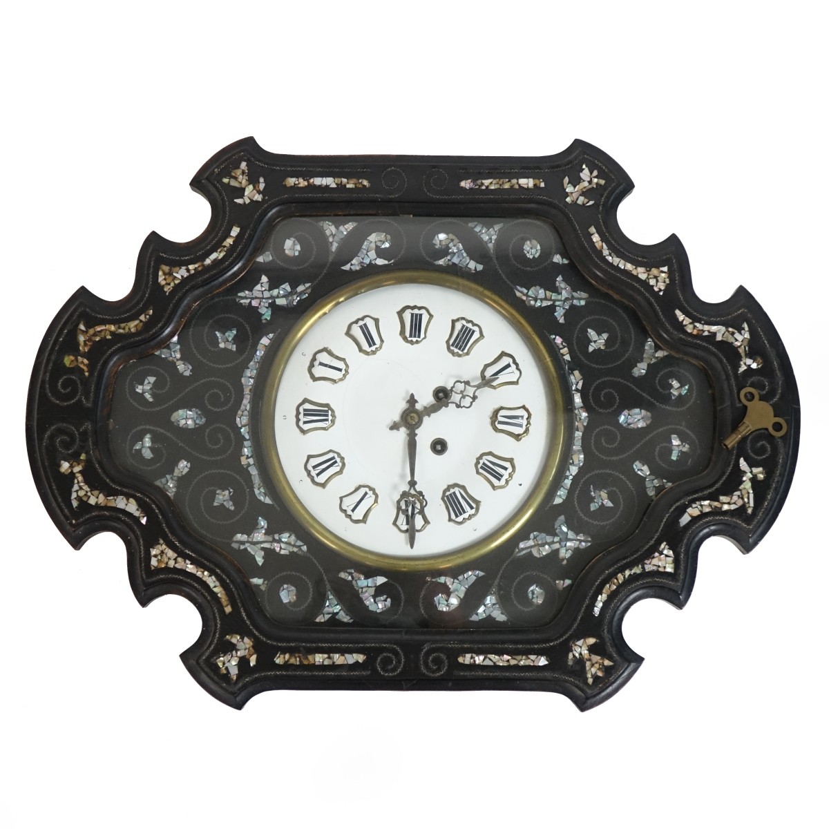 Antique Napoleon III Wall Clock
