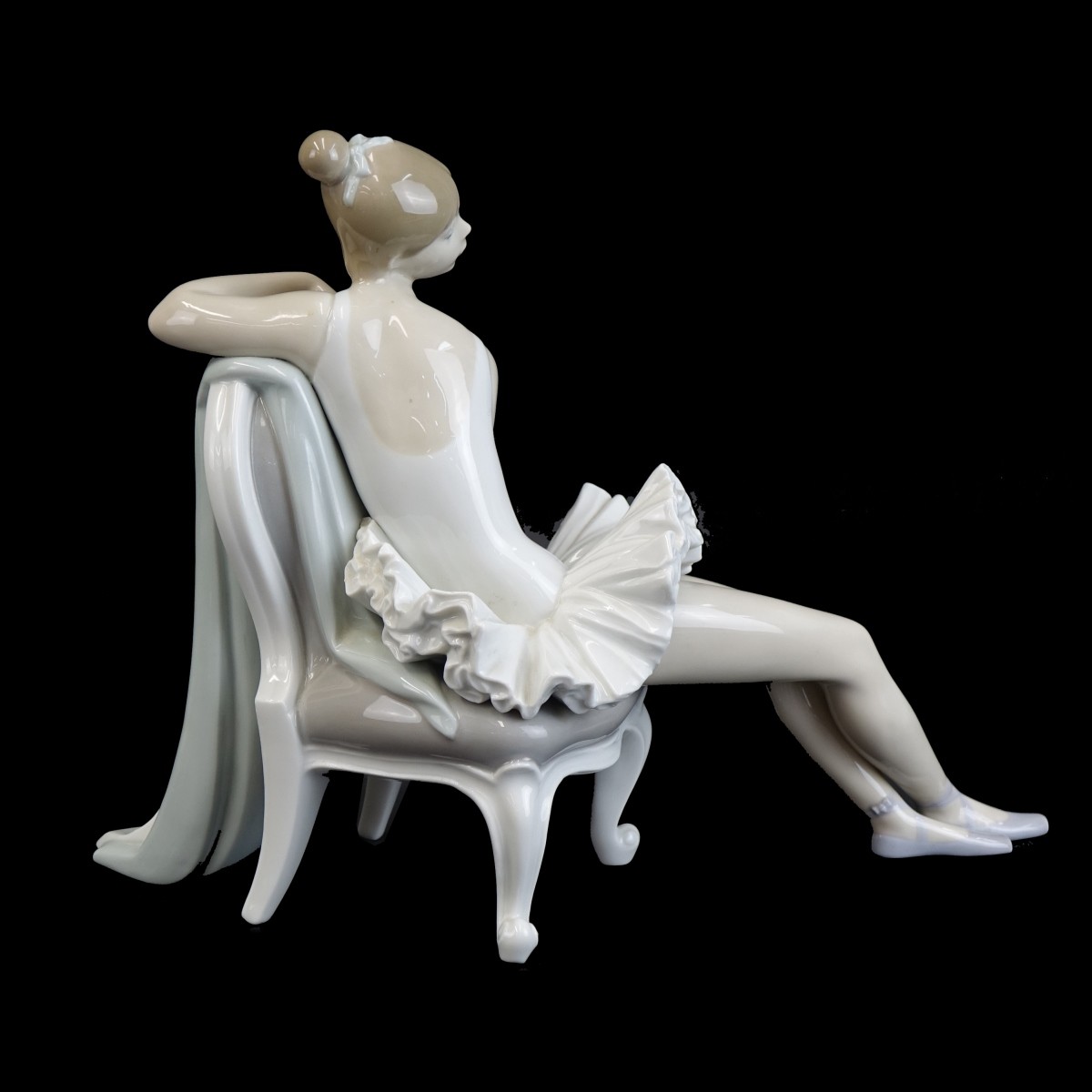 Lladro "Seated Ballerina" Porcelain Figurines