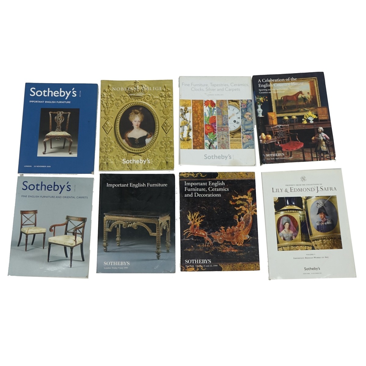 Eight (8) Sotheby's Auction Catalogues