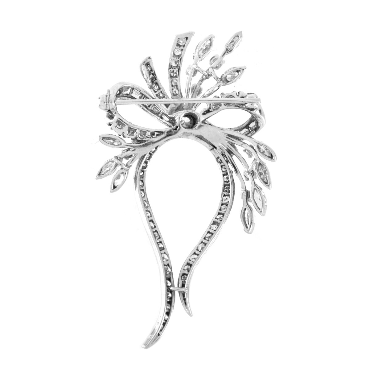 Diamond and Platinum Pendant / Brooch