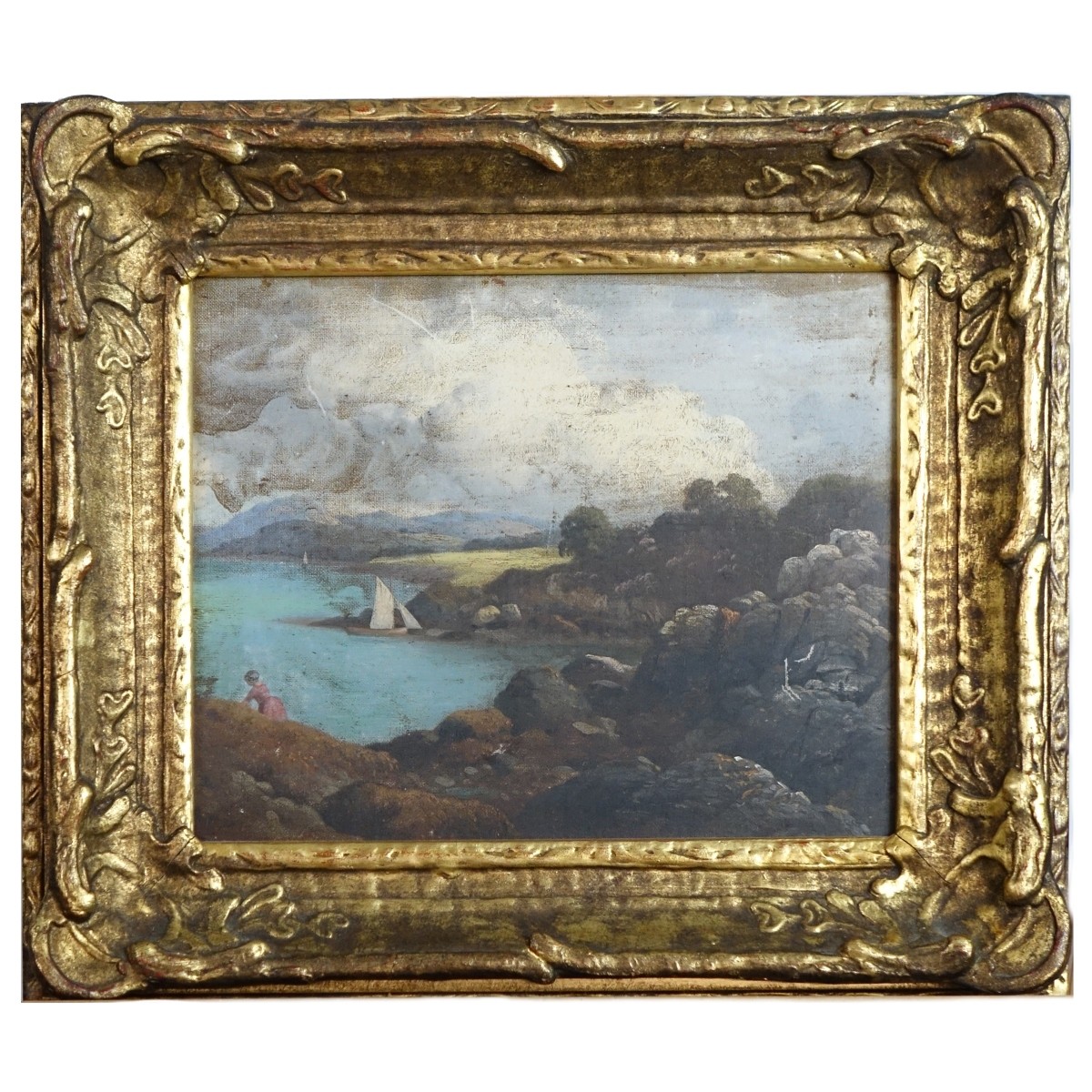 Fern Isabel Coppedge Style Oil on Board