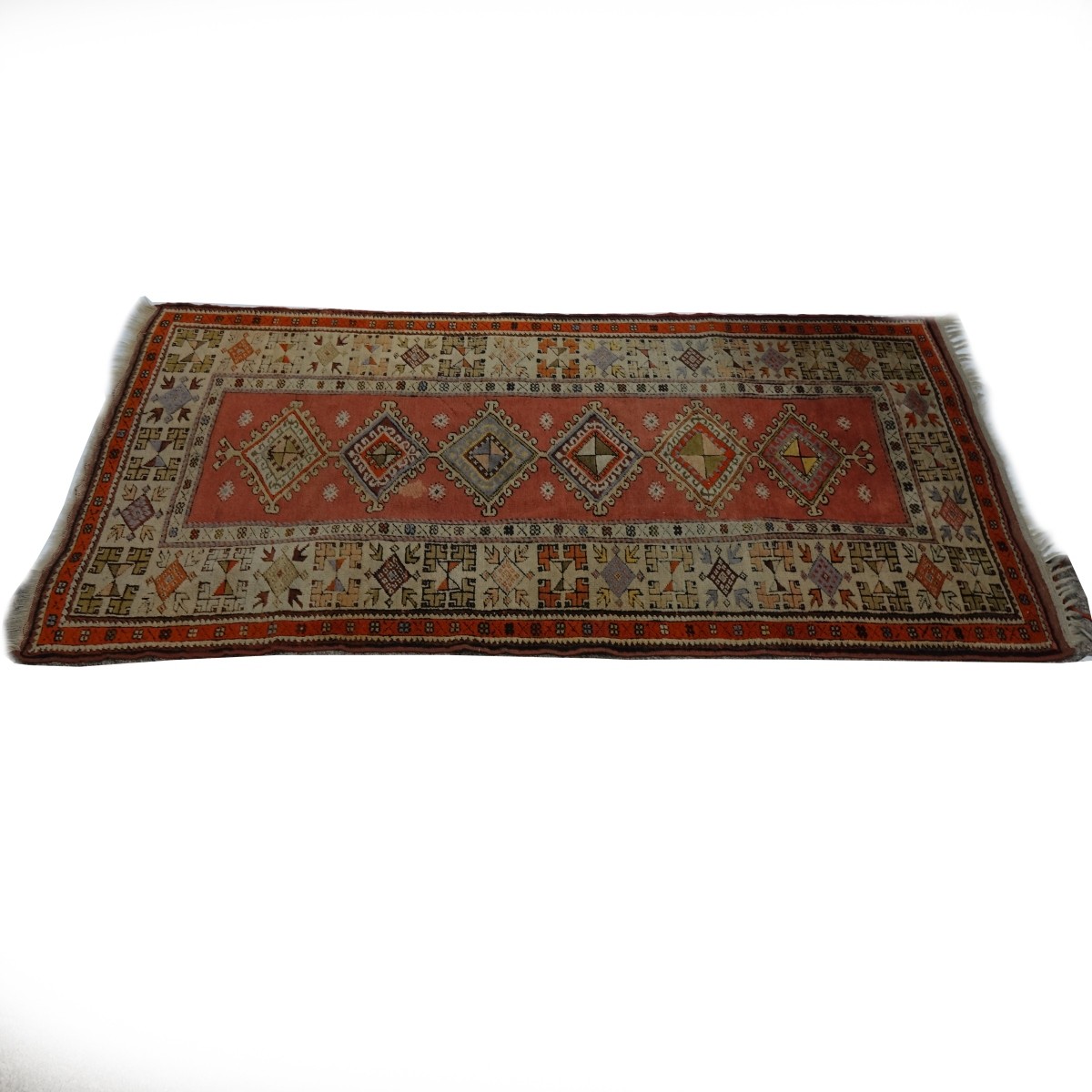 Semi Antique Persian Tribal Wool Runner