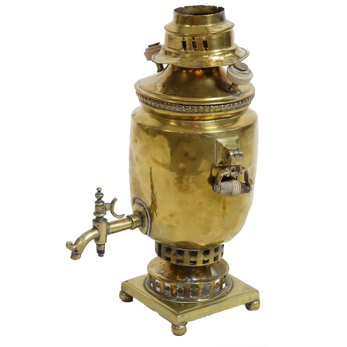 Vintage Russian Brass Samovar