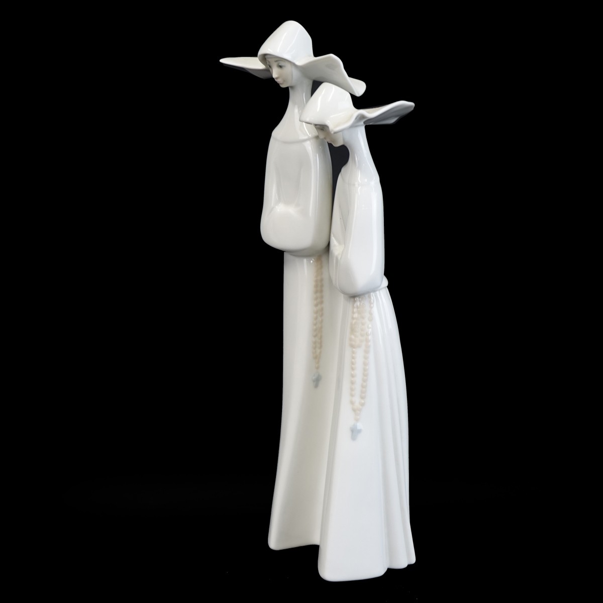 Lladro "Nuns" Glazed Porcelain Figurine