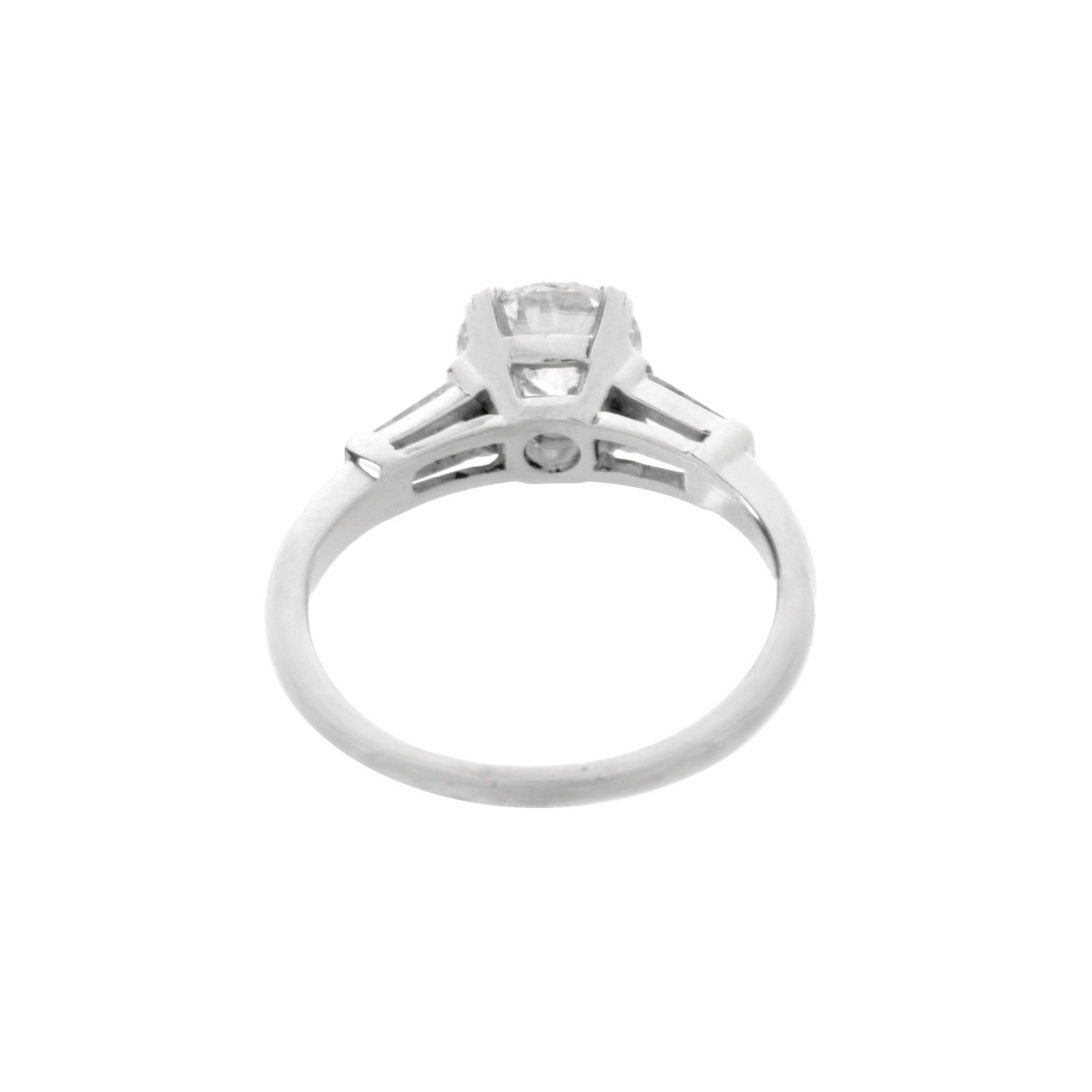 Diamond and Platinum Ring