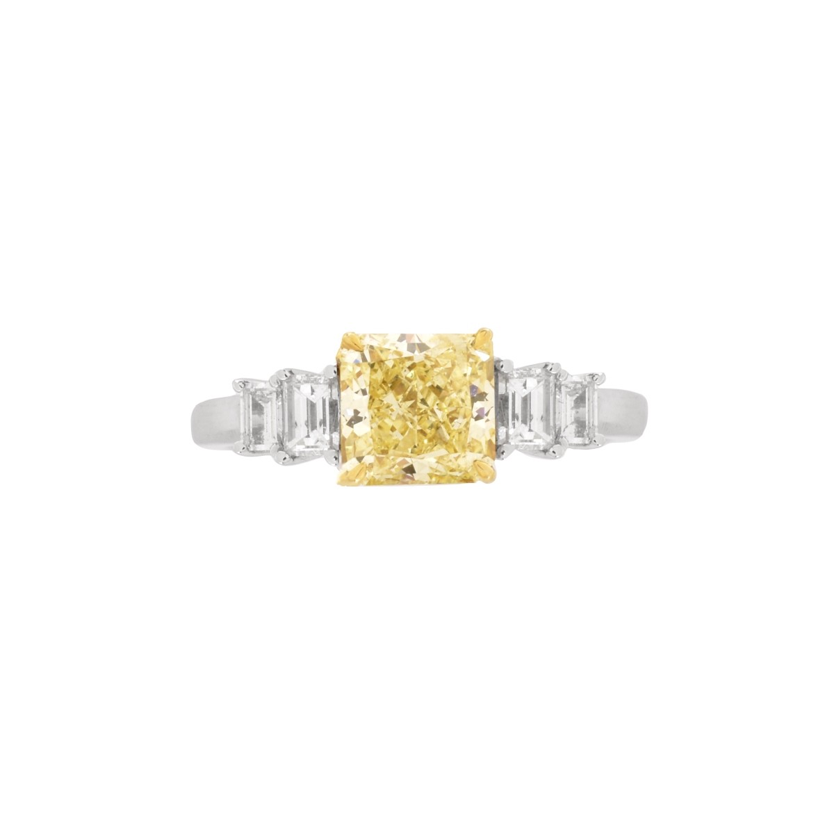 GIA Diamond and 18K Ring