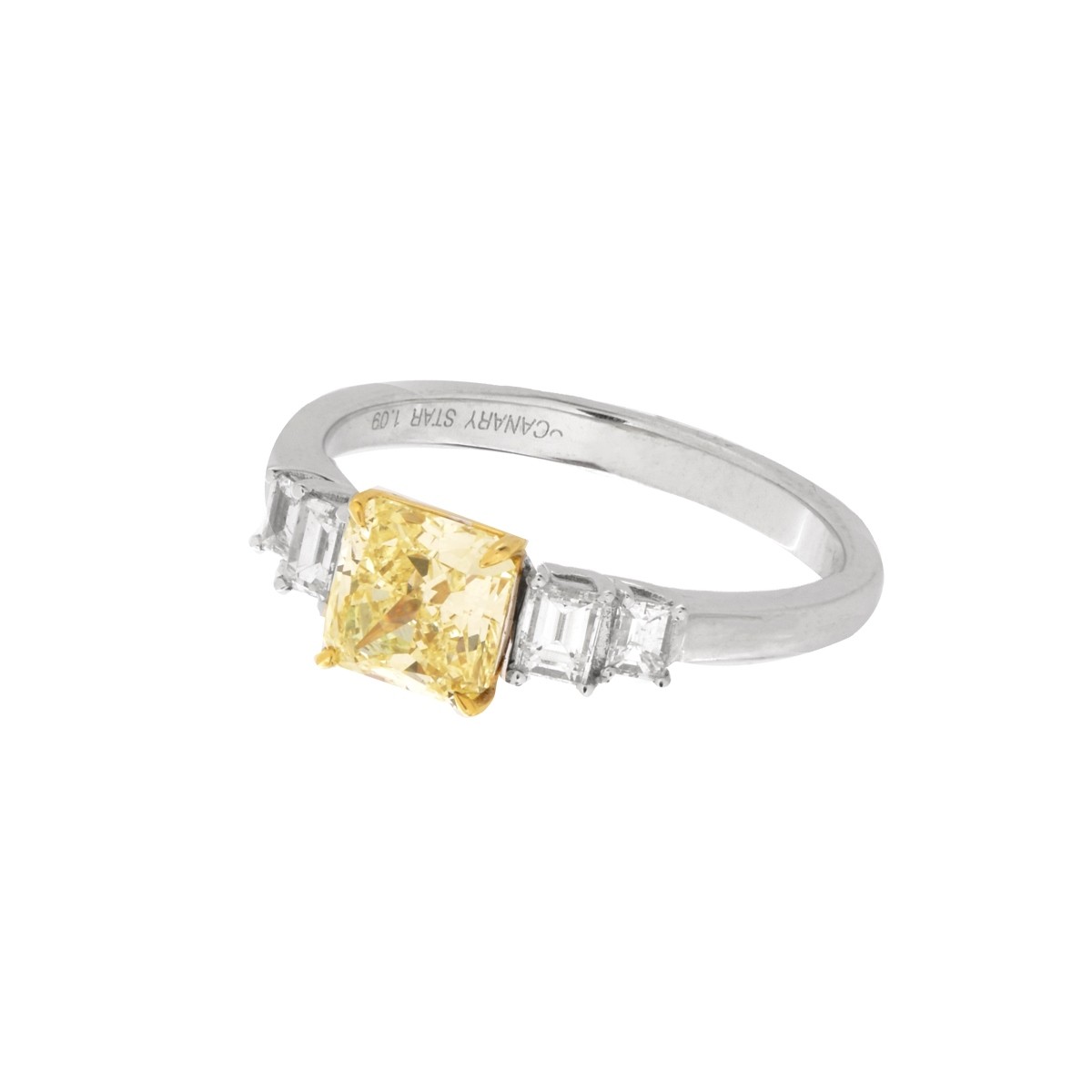 GIA Diamond and 18K Ring