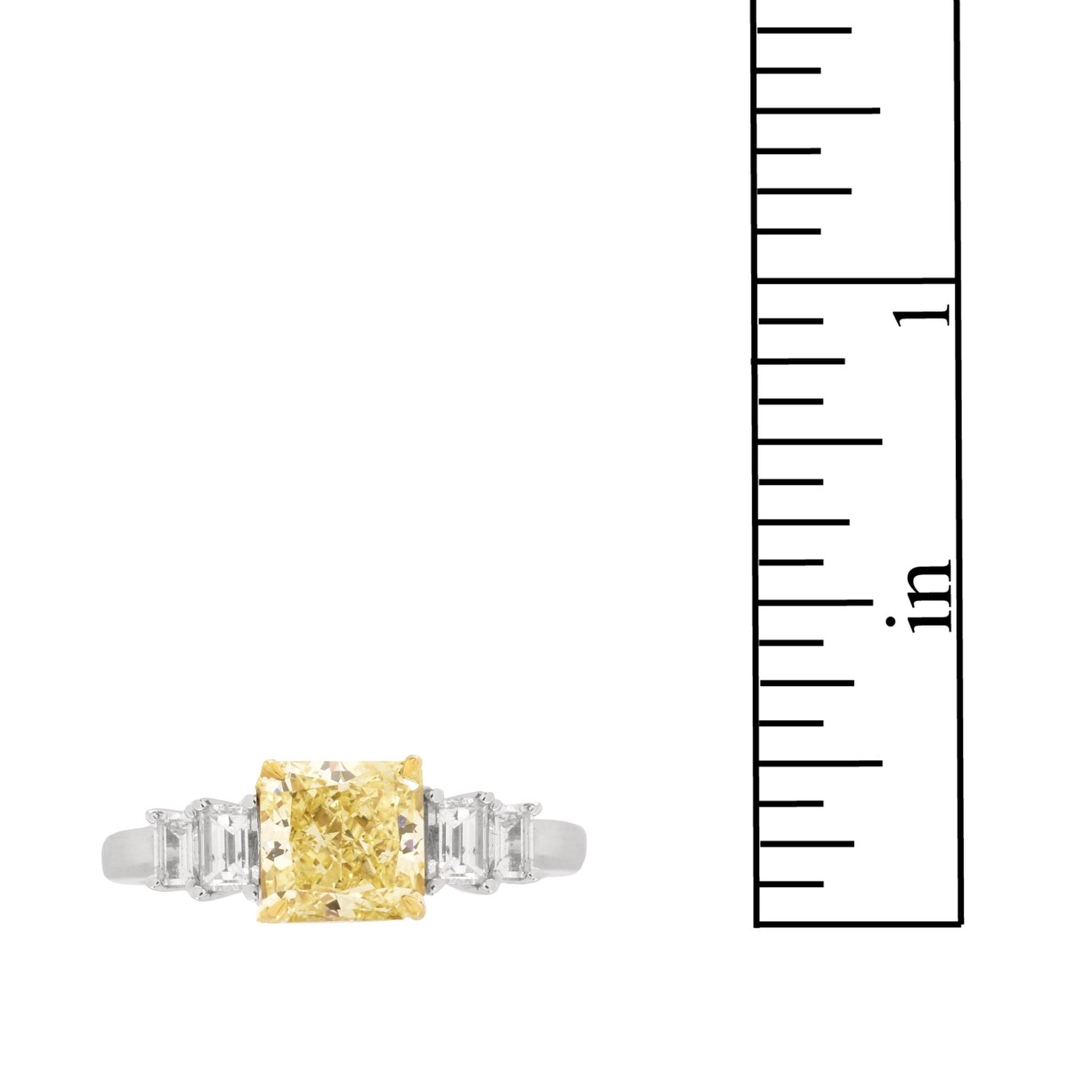 GIA Diamond and 18K Ring