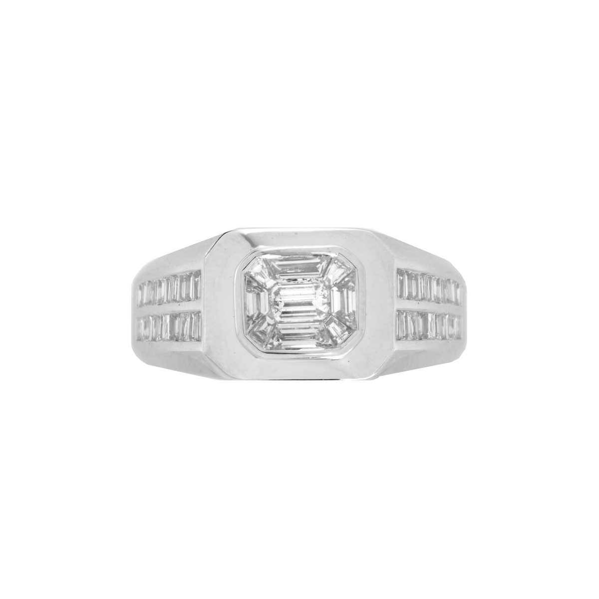 Diamond and 18K Ring