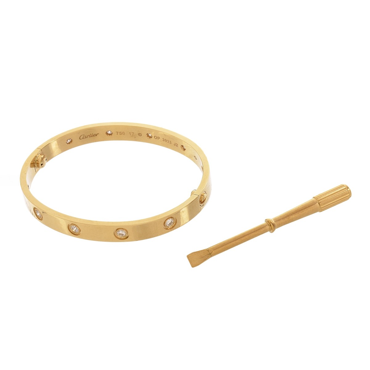 Cartier Diamond and 18K Love Bracelet