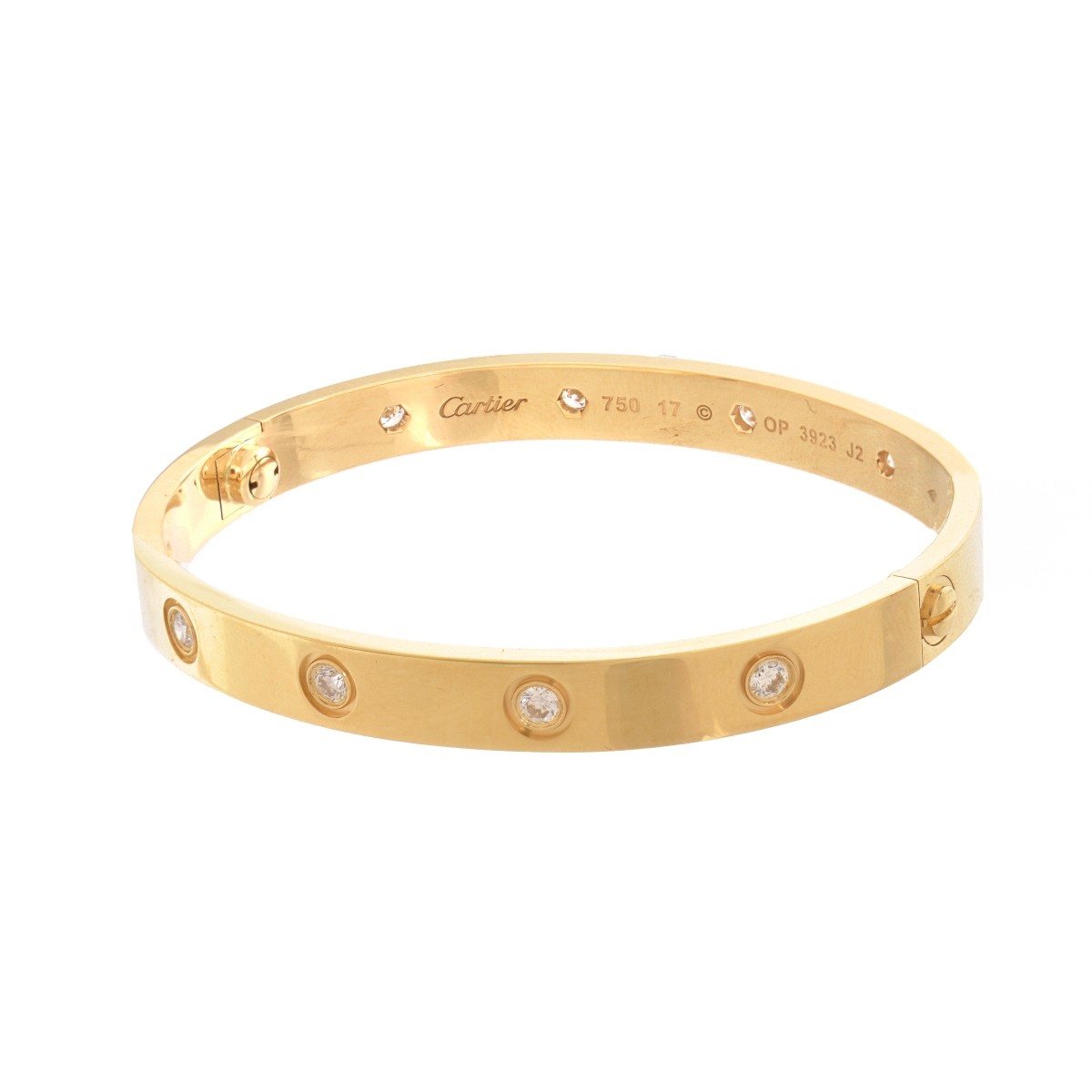 Cartier Diamond and 18K Love Bracelet