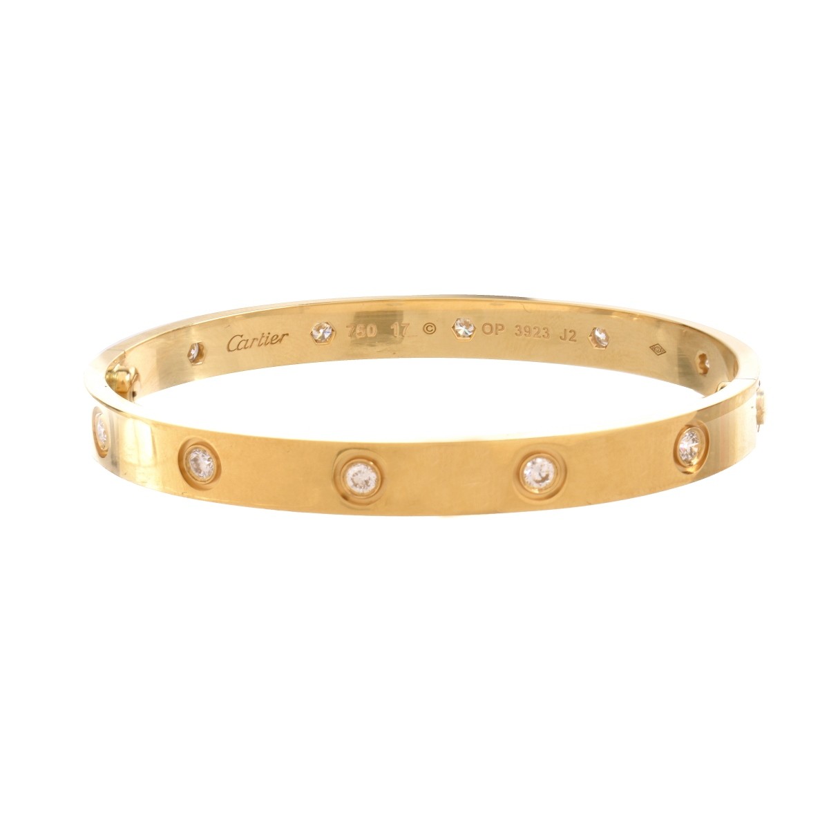 Cartier Diamond and 18K Love Bracelet