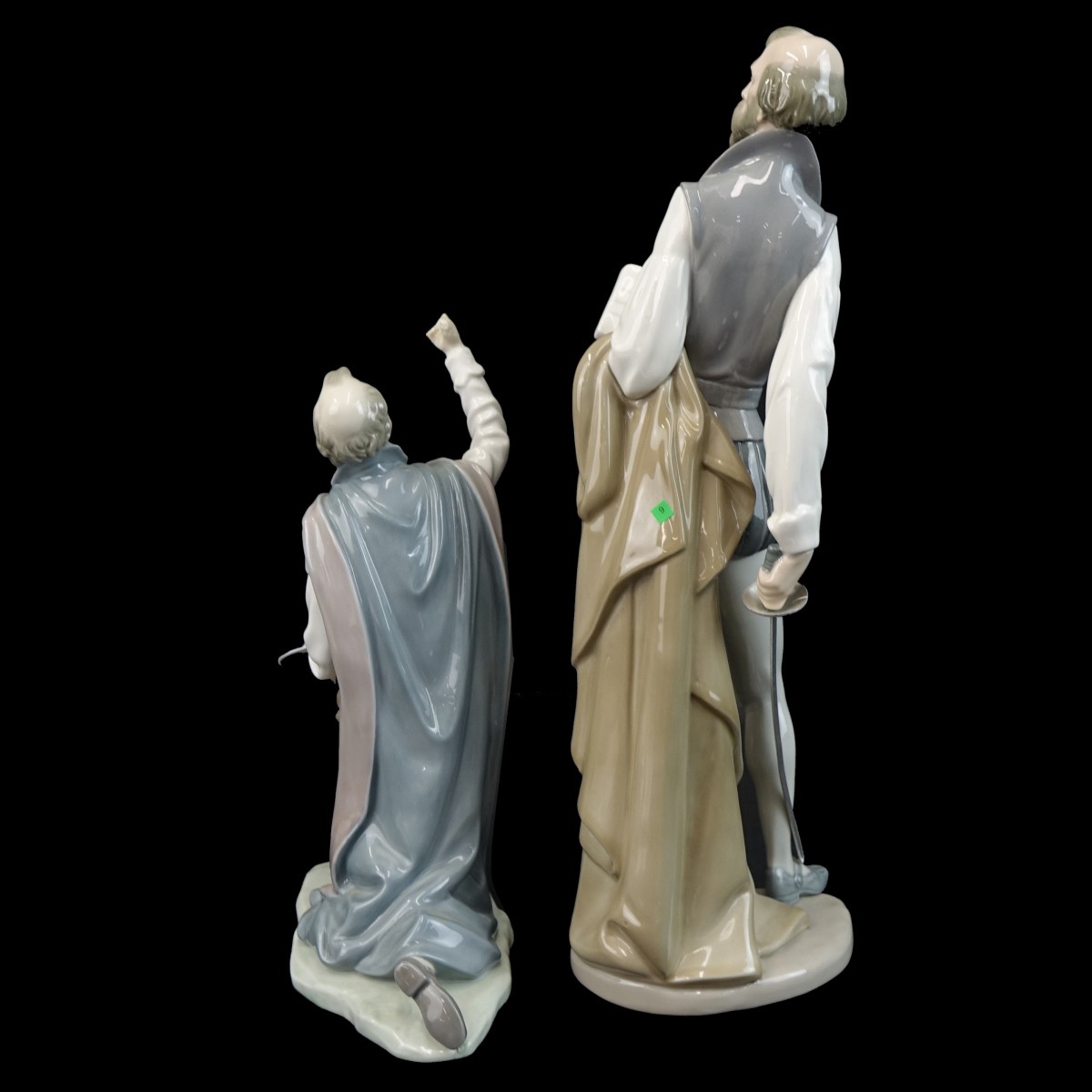 Two (2) Vintage Don Quixote Porcelain Figurines