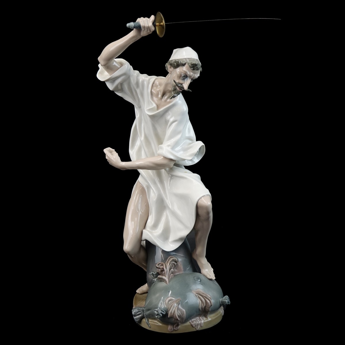 Lladro "Wrath and Don Quixote" Porcelain Figurine