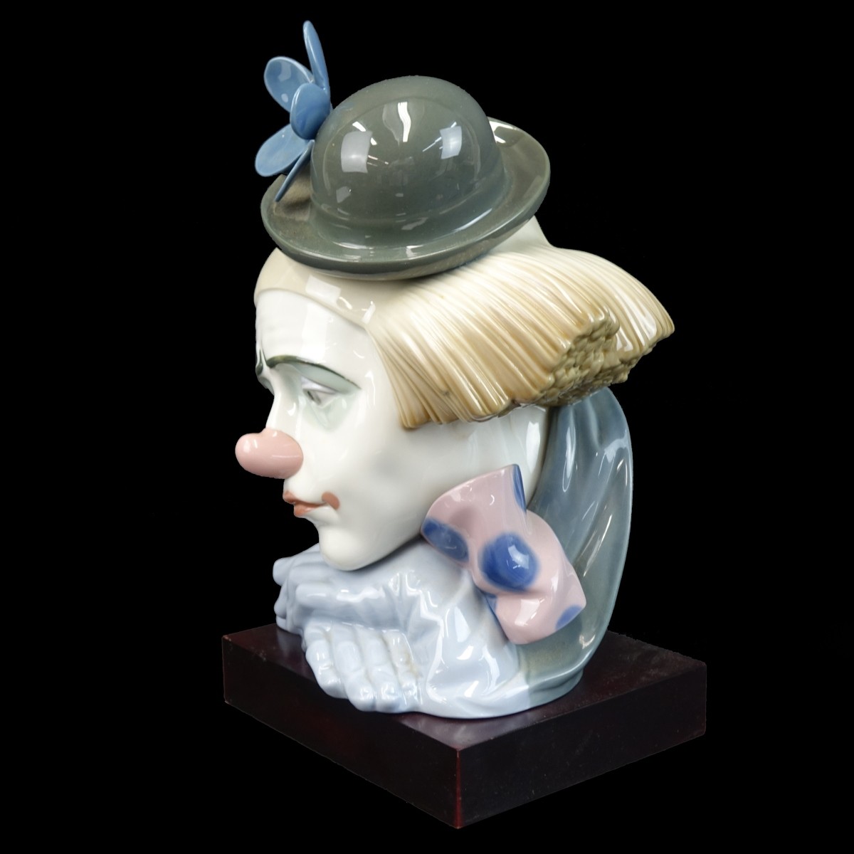 Lladro "Pensive Clown" Porcelain Figurine