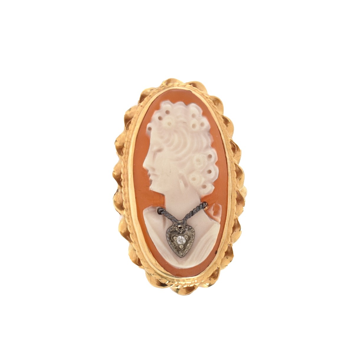 14K Cameo Ring