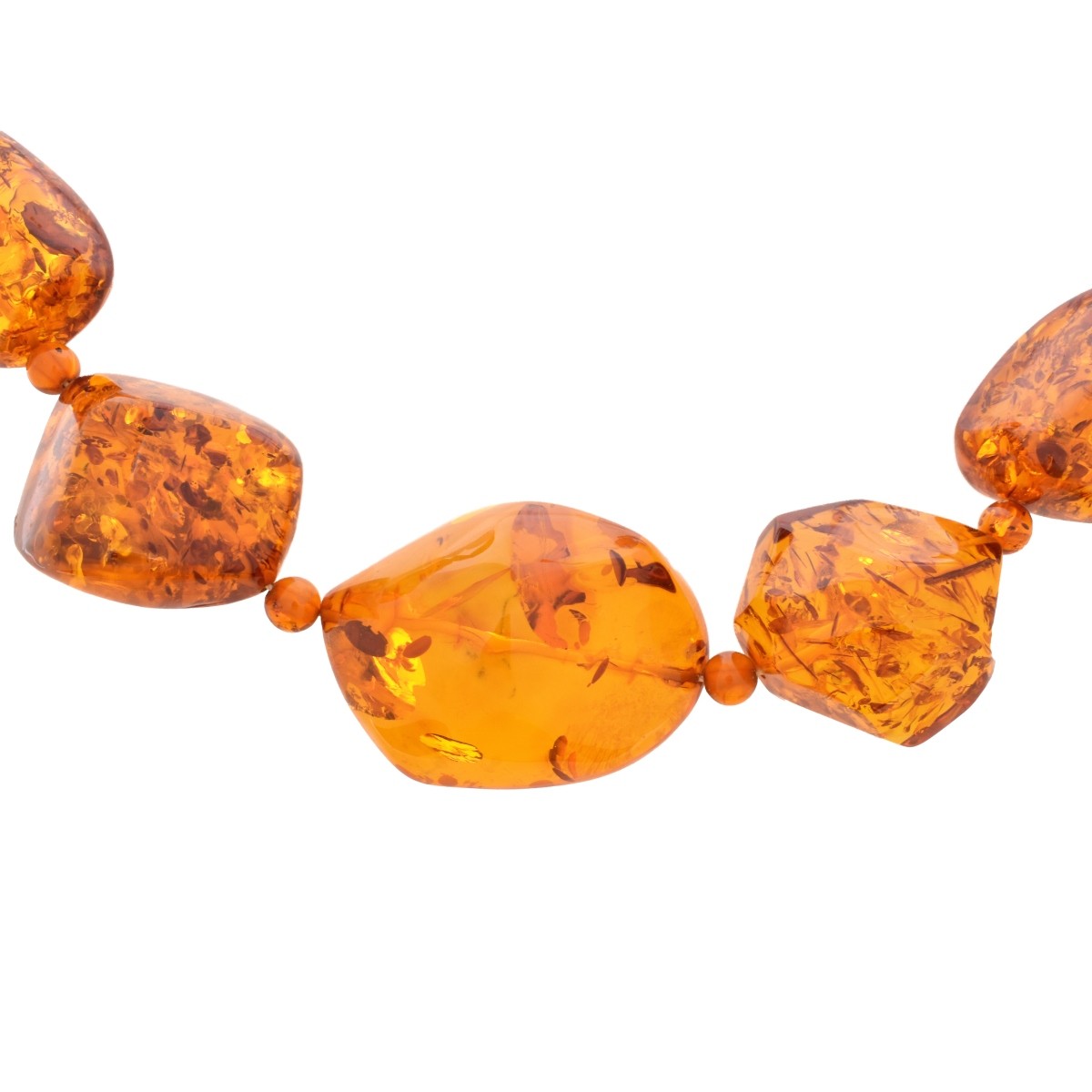 Amber Bead Necklace