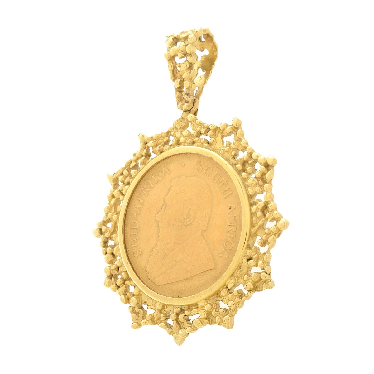 Krugerrand and 18K Pendant