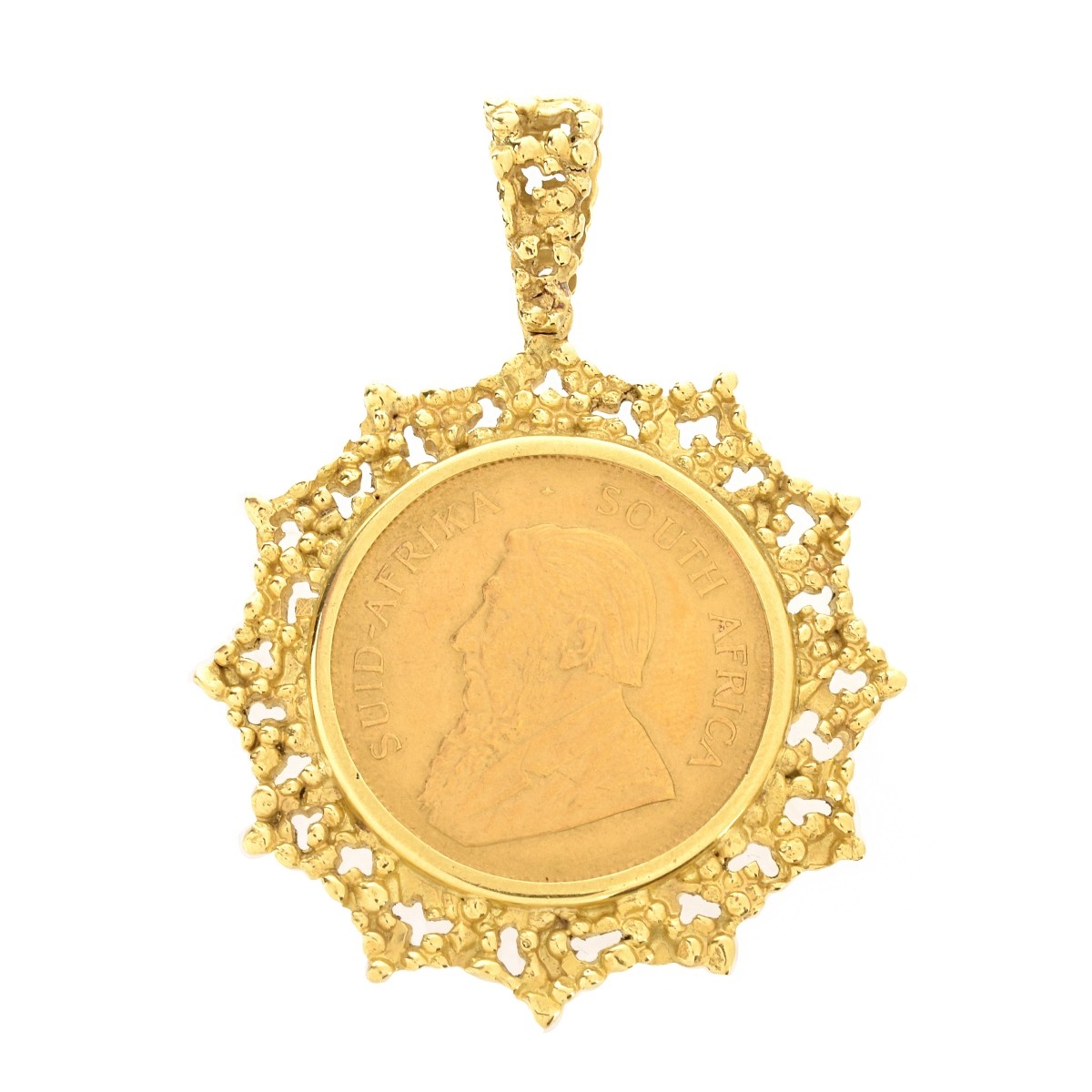 Krugerrand and 18K Pendant