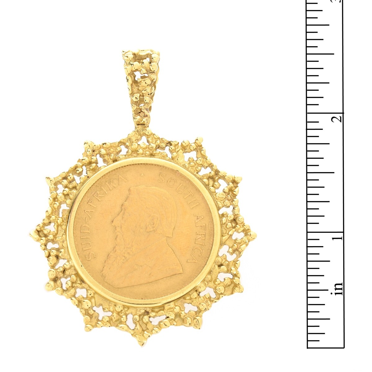 Krugerrand and 18K Pendant