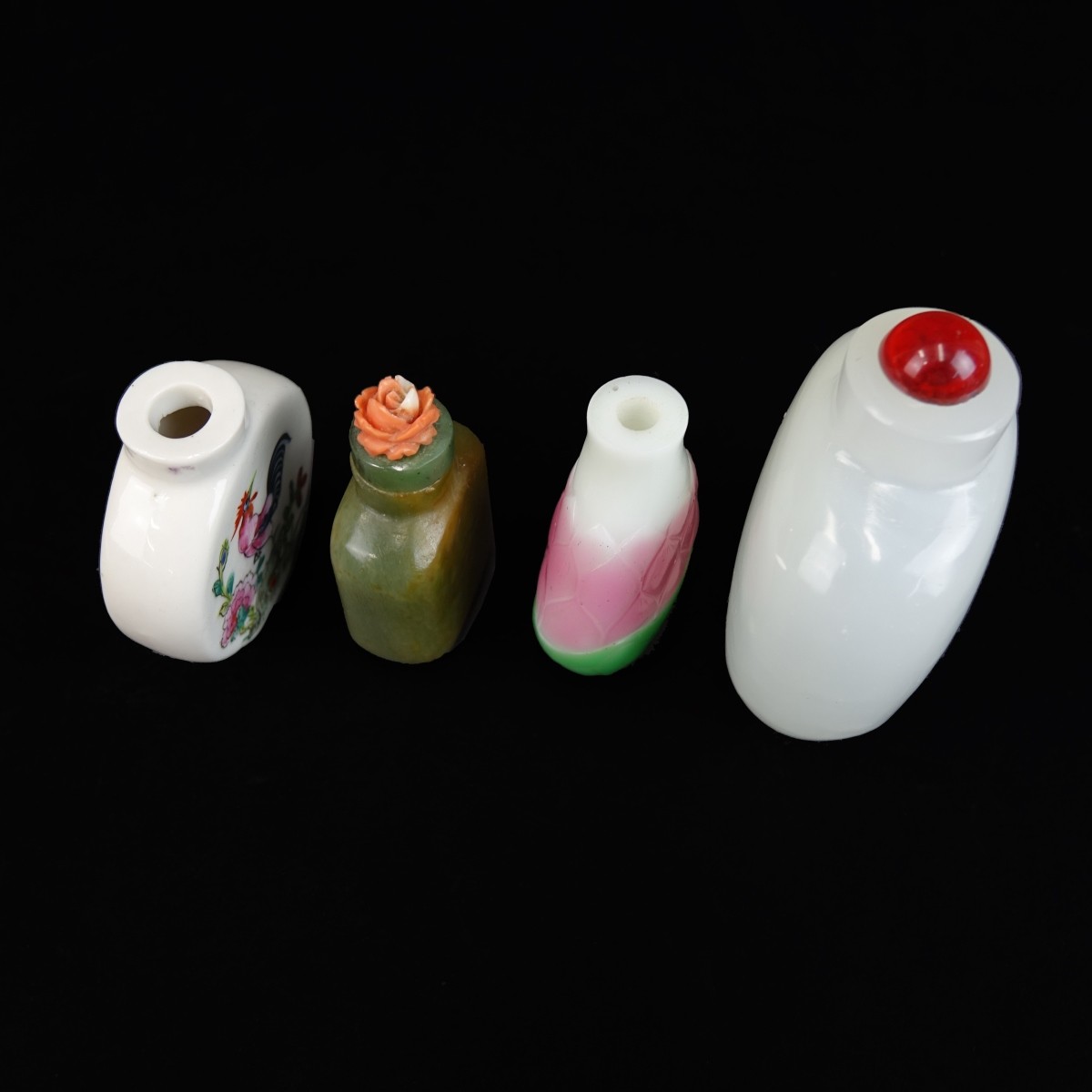 Four (4) Antique Chinese Snuff Bottles