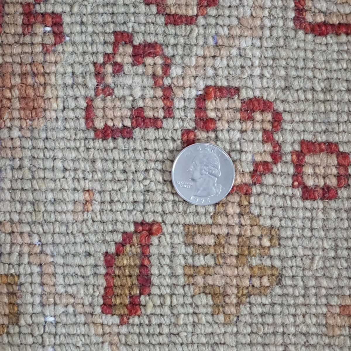 20th C. Indian Hand Knotted Area Rug