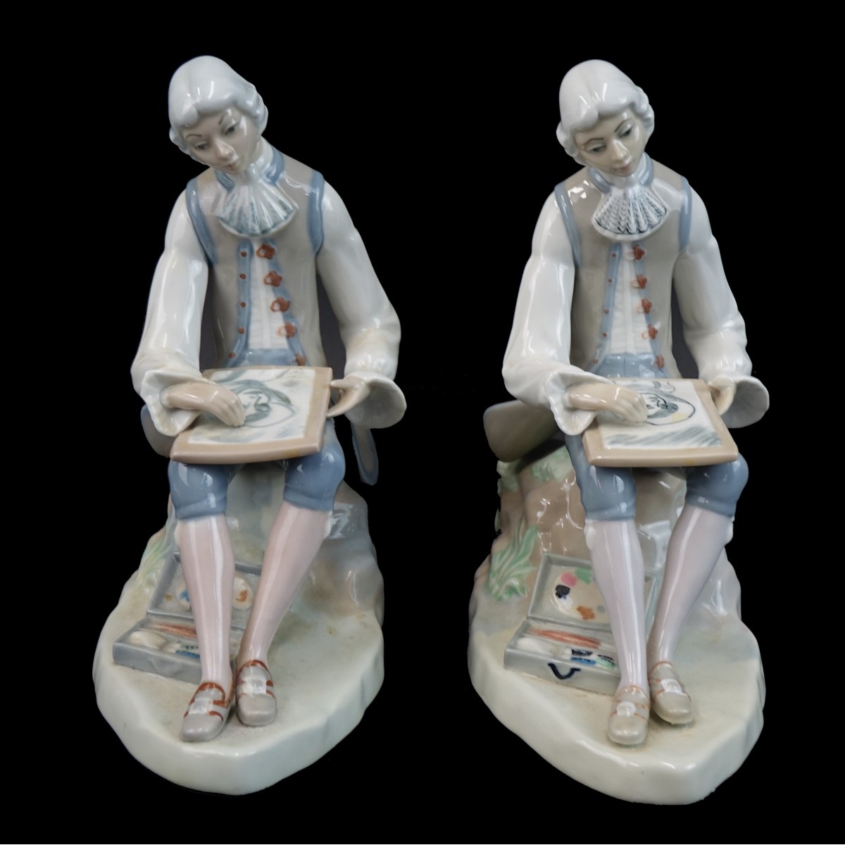 Pair of Casades Porcelain Figurines