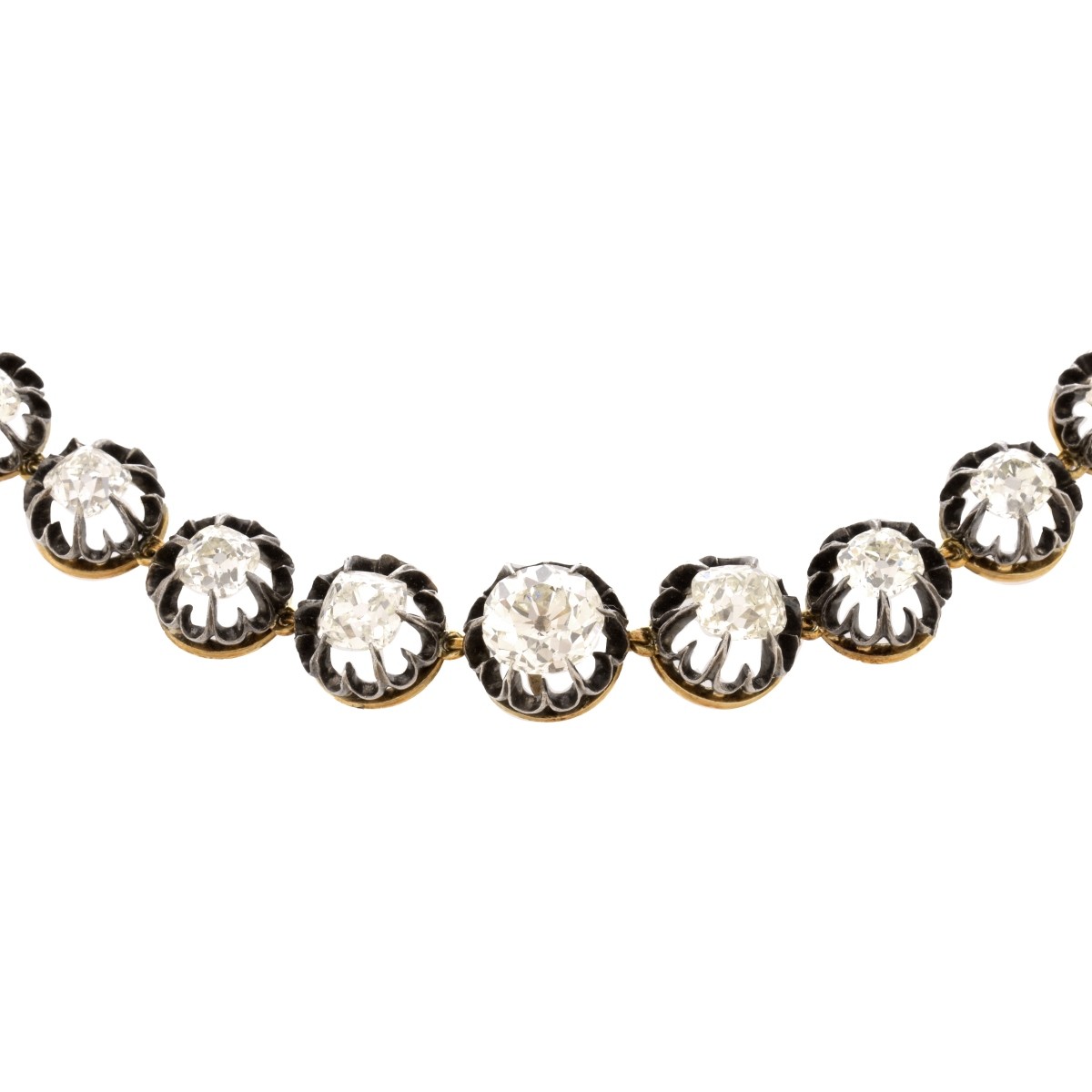 Victorian 40.50 Carat Diamond Necklace