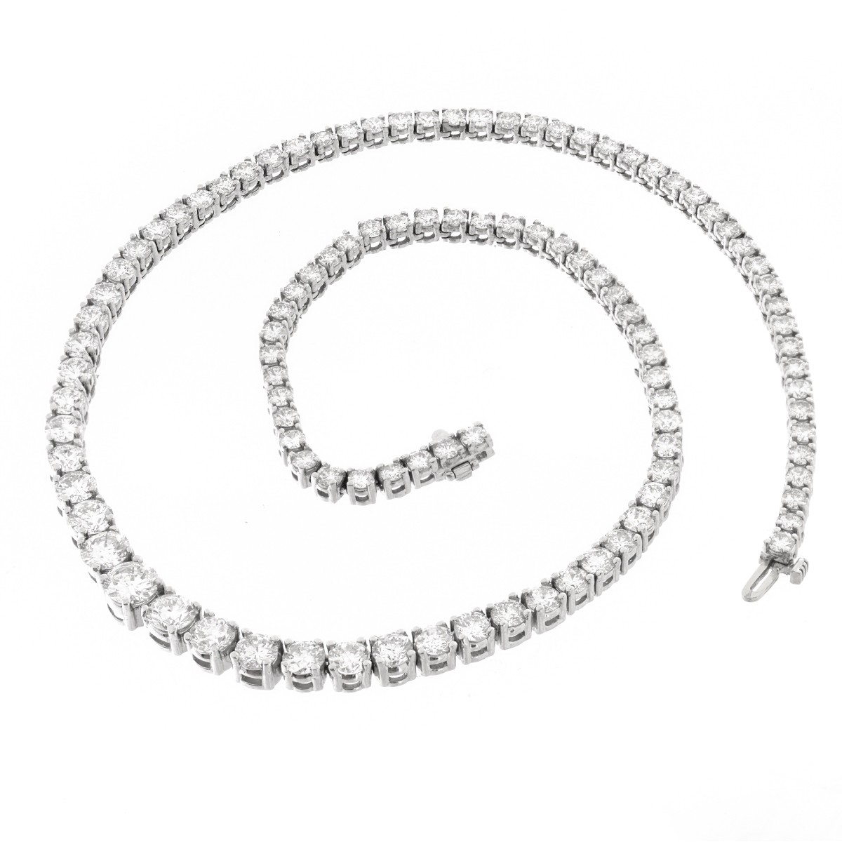 Diamond and Platinum Necklace