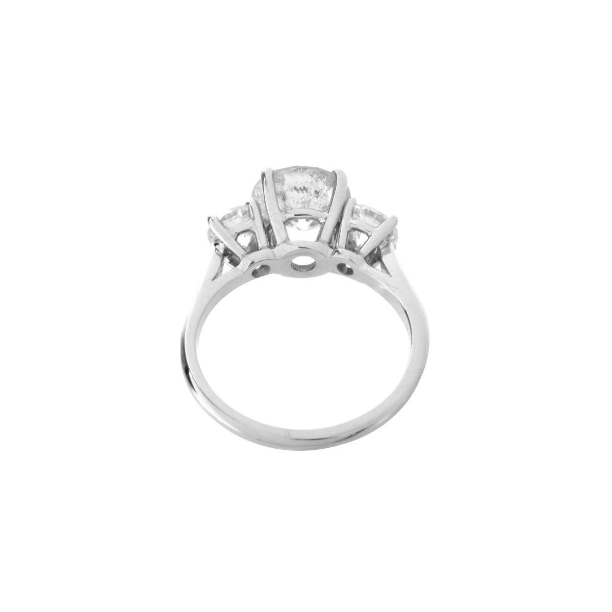 Diamond and Platinum Ring