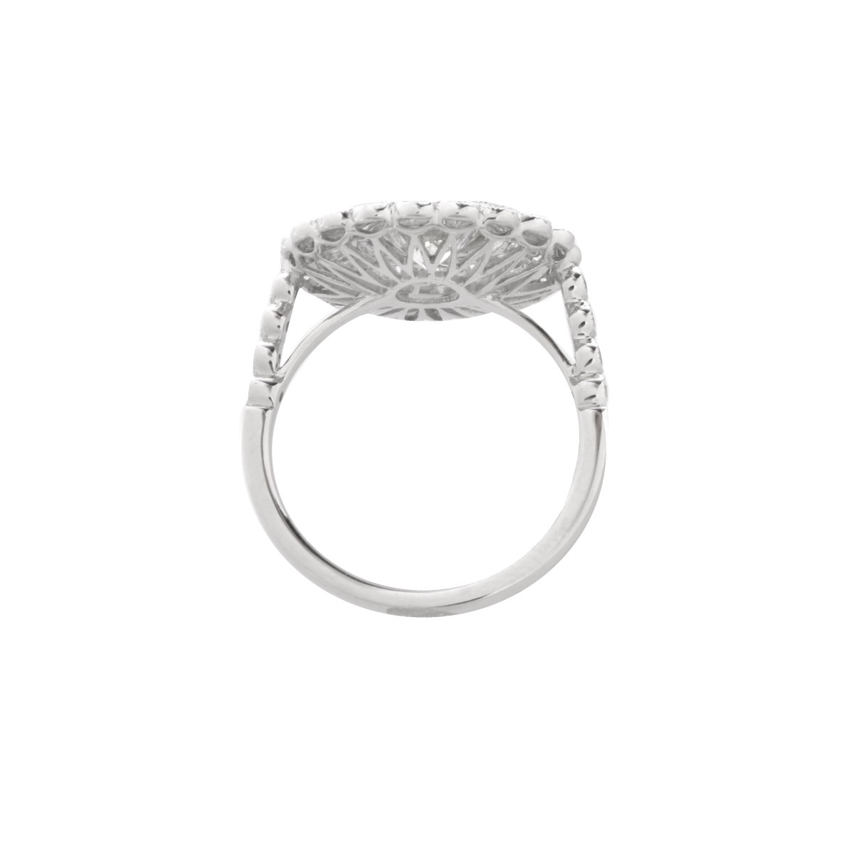 Diamond and Platinum Ring