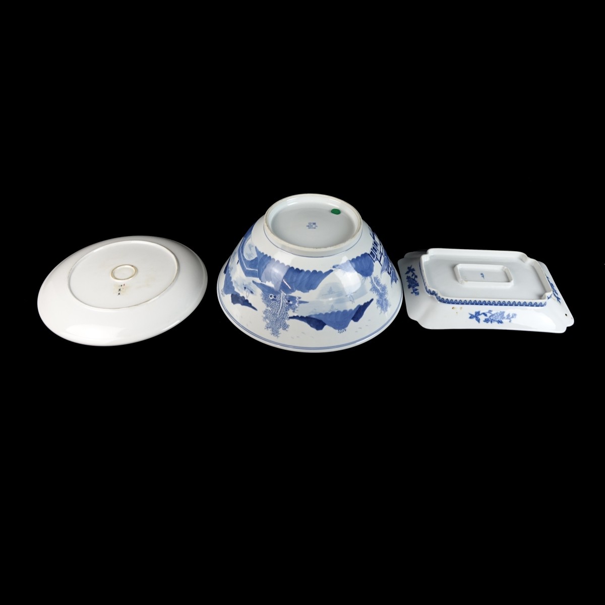 Three (3) Modern Oriental Porcelain Tableware