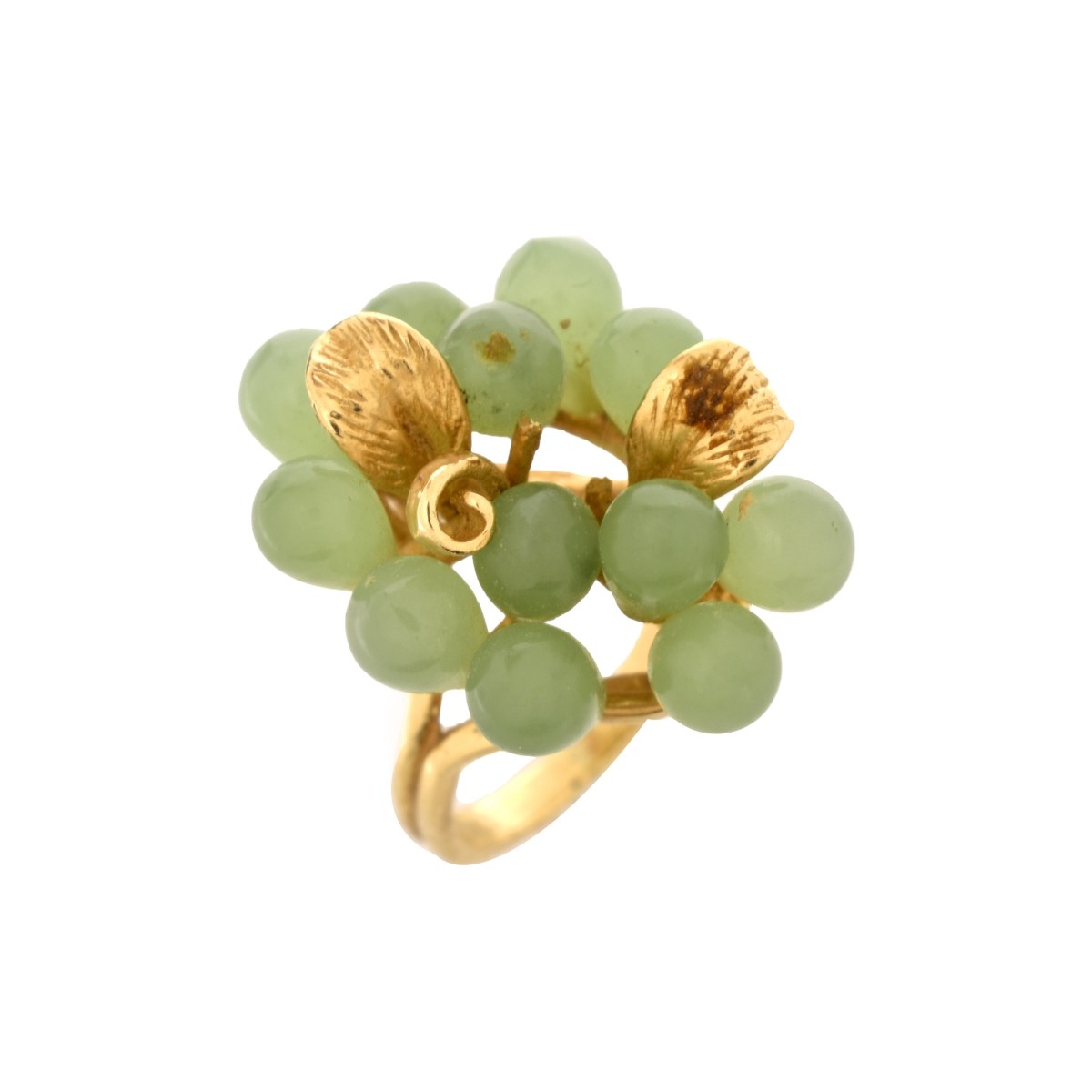 Jade and 14K Ring