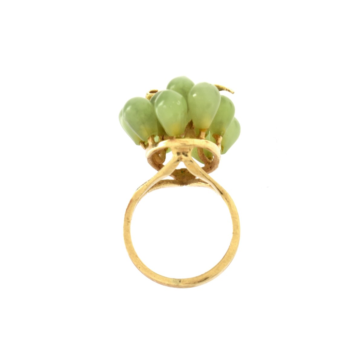 Jade and 14K Ring