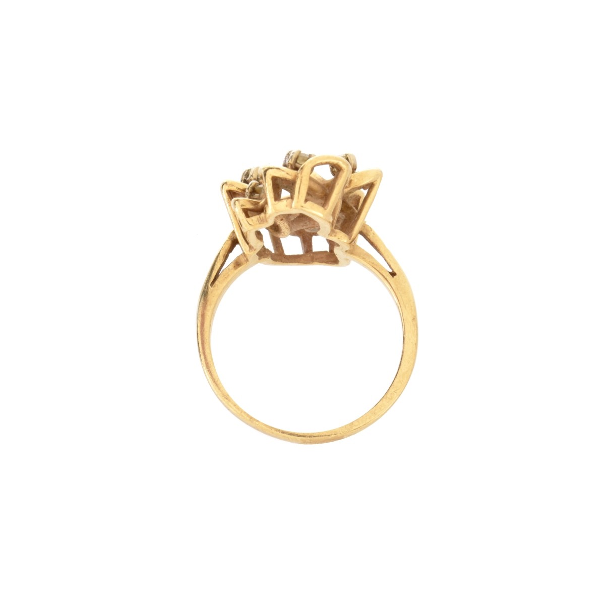 Diamond and 14K Ring