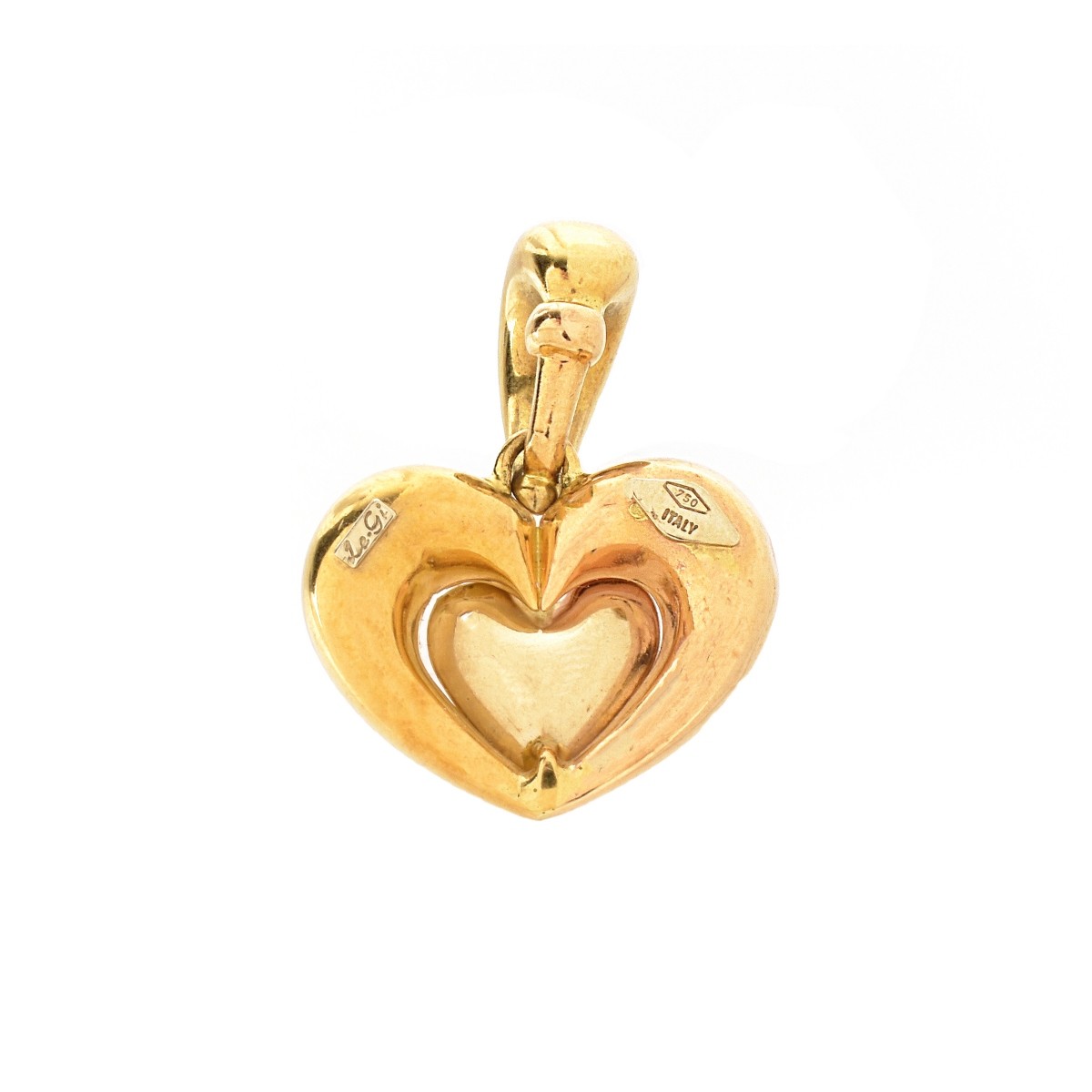 18K Heart Pendant